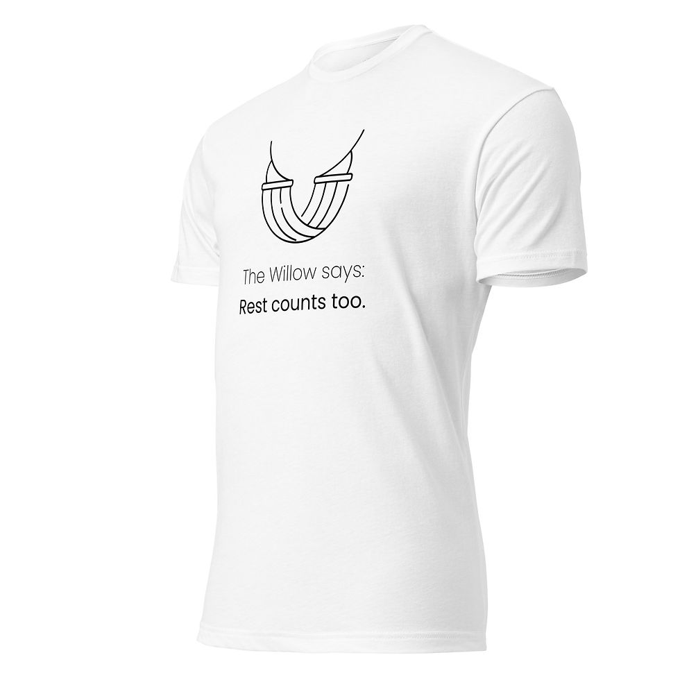 Thumbnail: Rest Counts Too Unisex Fitted T-Shirt