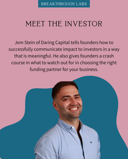 Meet the Investor: Jem Stein