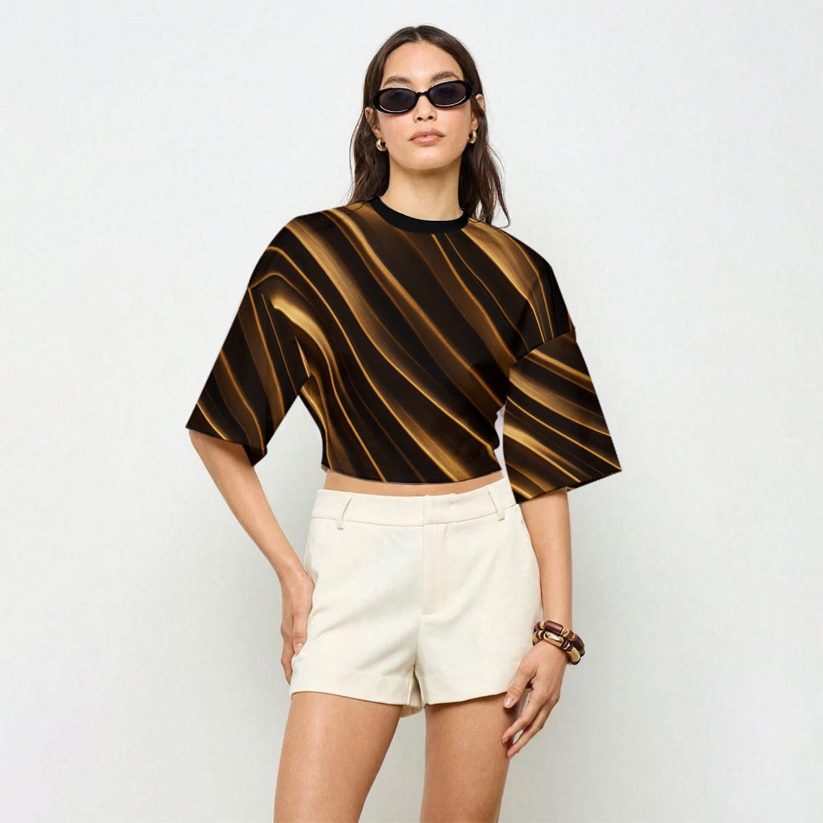FreshDrop Women’s Casual Crop Top