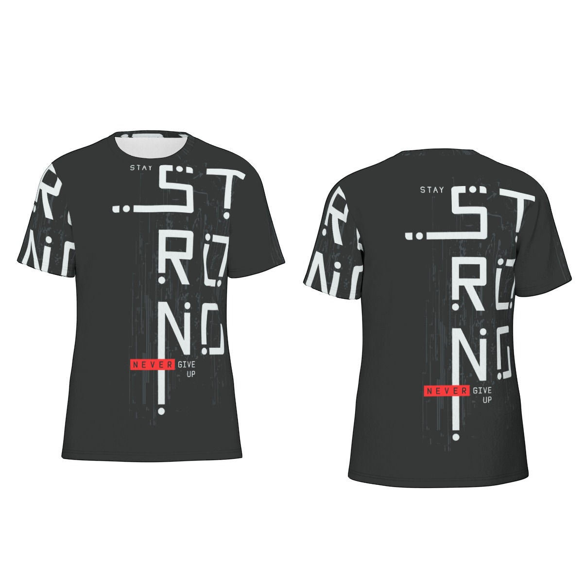 All-Over Print Men's O-Neck T-Shirt | 190GSM Cotton
