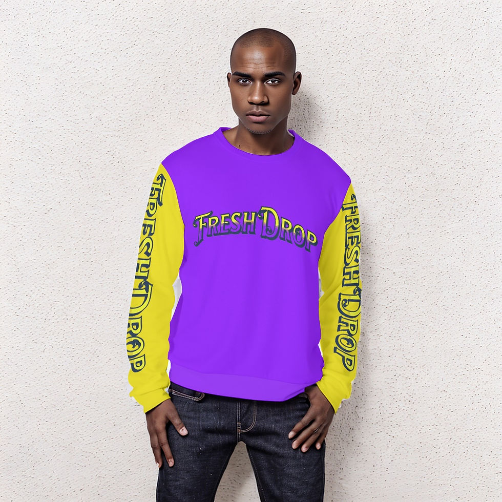 Thumbnail: All-Over Print Men's Heavy Fleece Sweatshirt
