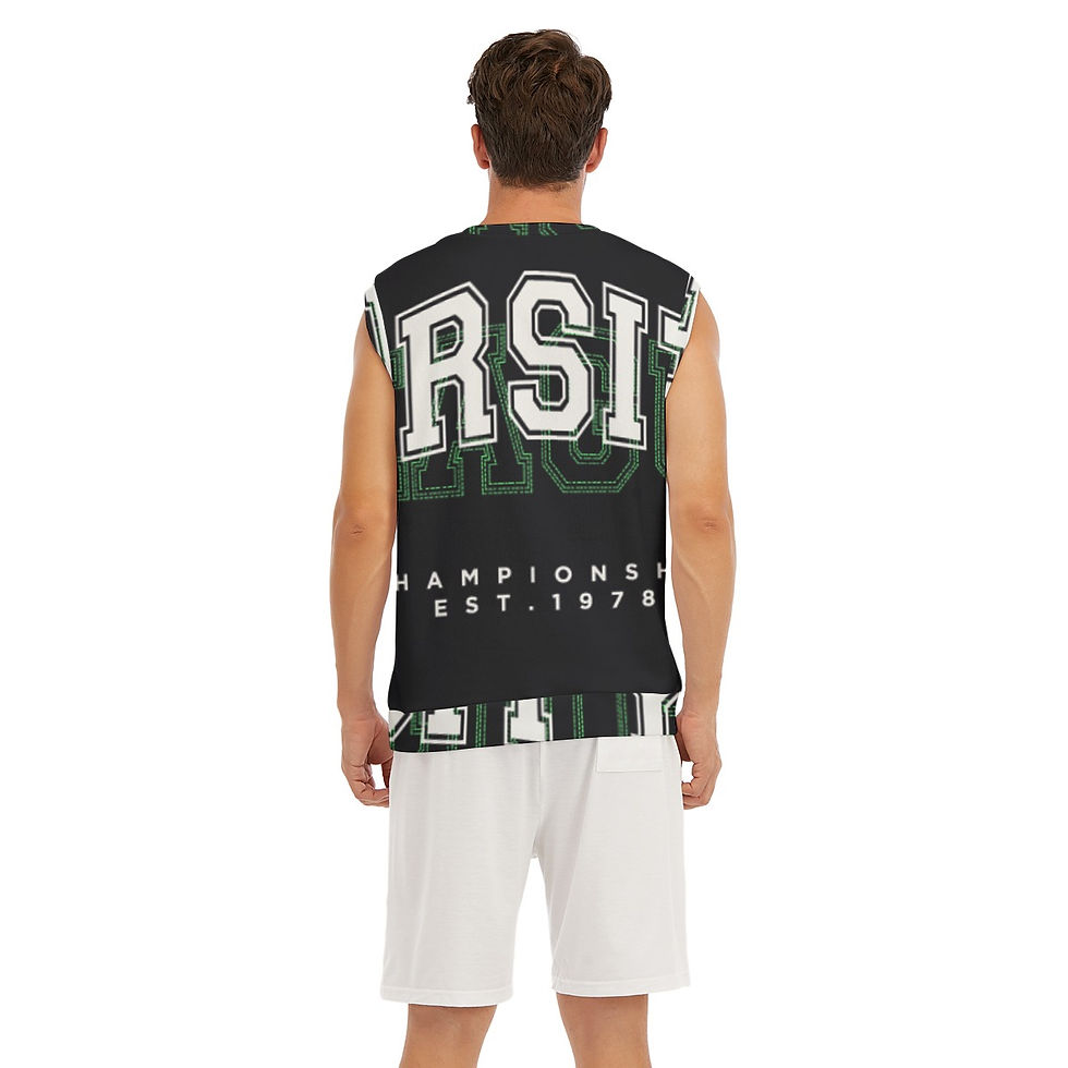 Thumbnail: Freshdrop All-Over Print Men's Imitation Knitted V-neck Vest