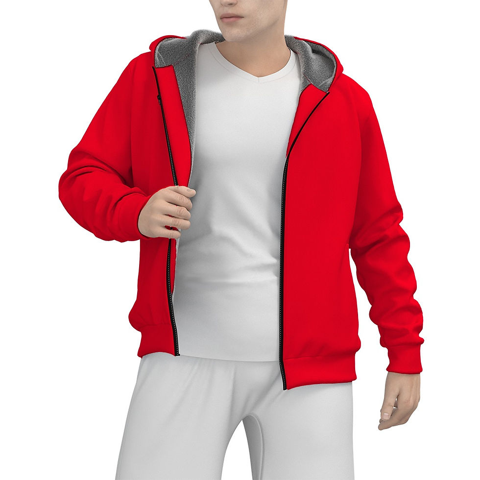 Thumbnail: Freshdrop Blank All-Over Print Men's Sherpa Fleece Zip Up Hoodie