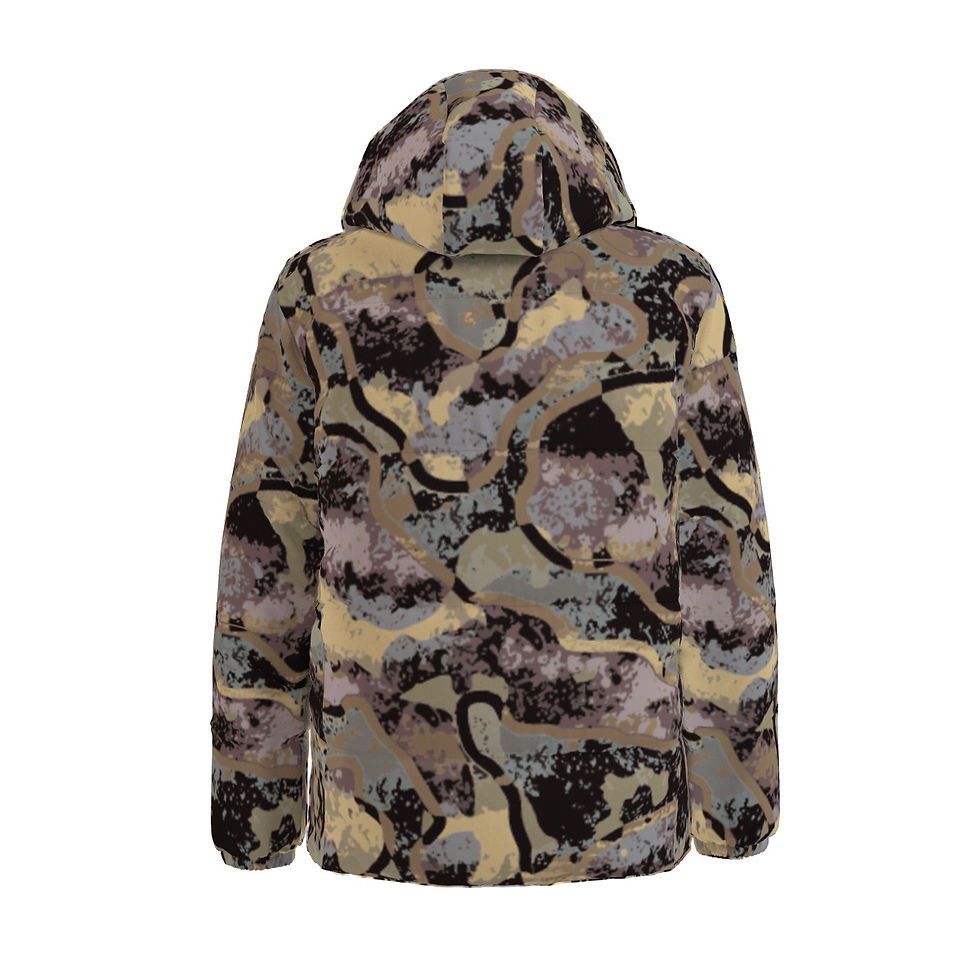Thumbnail: All-Over Print Unisex Down Jacket