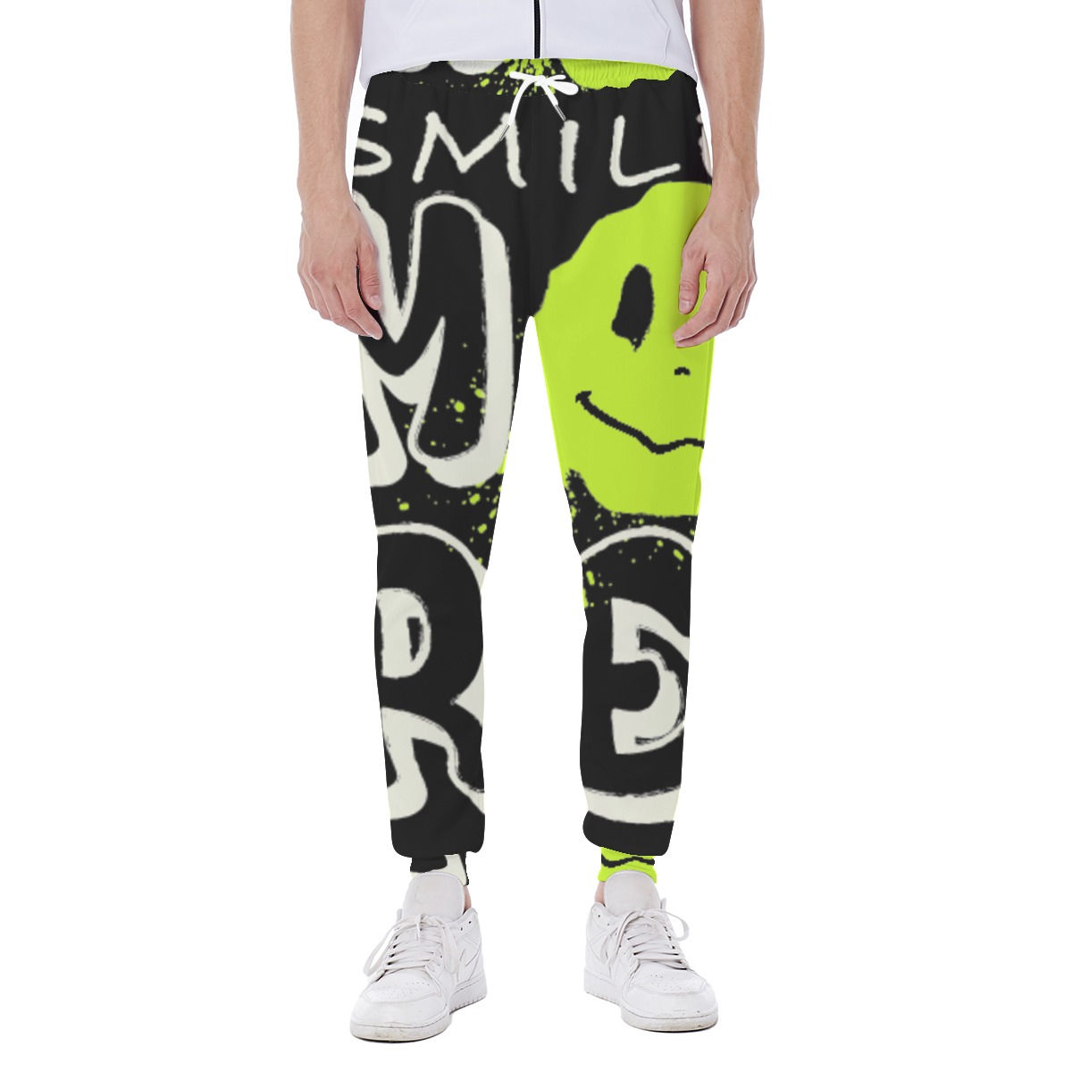 smile All-Over Print Men's Sweatpants