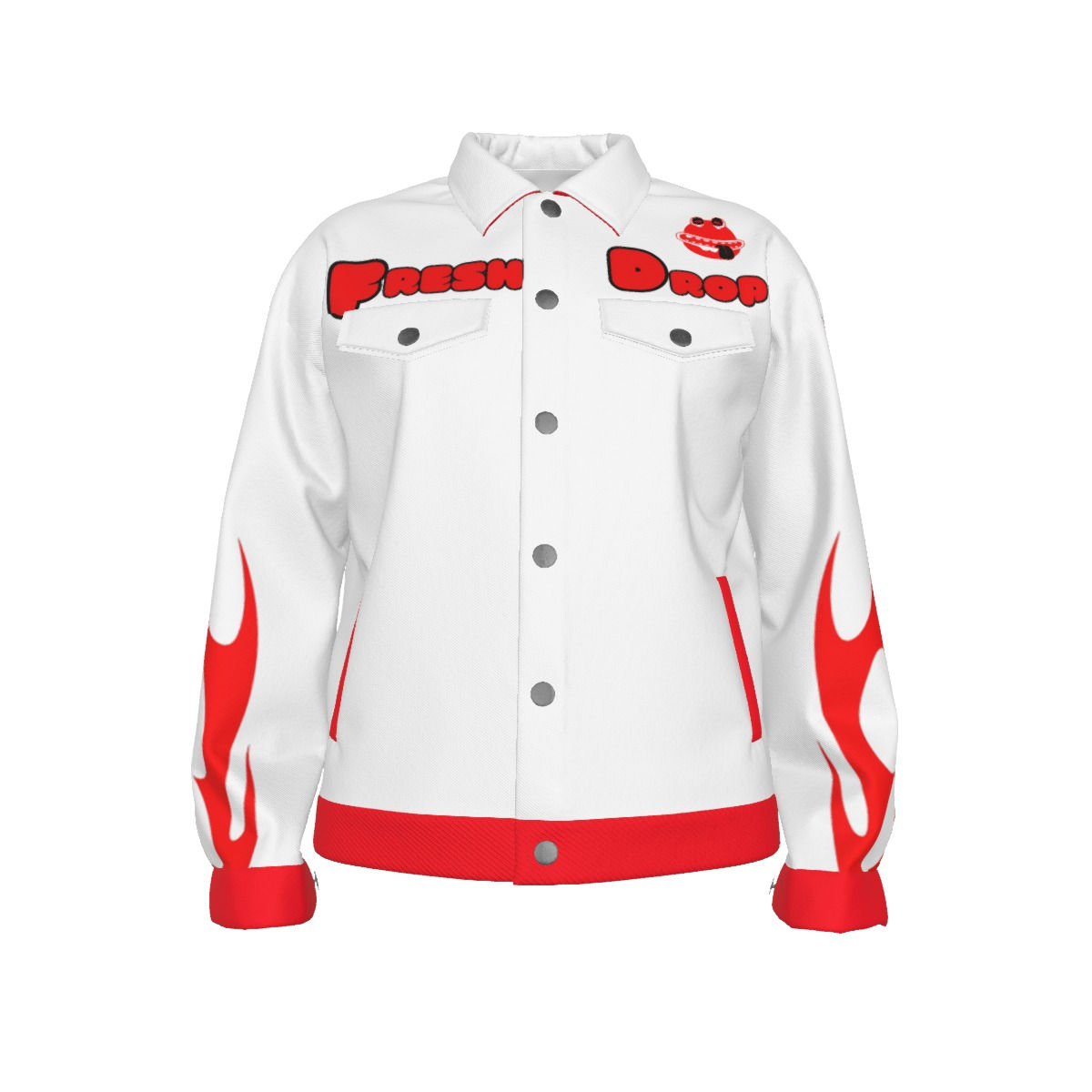All-Over Print Unisex Lapel Jacket | 245GSM Cotton