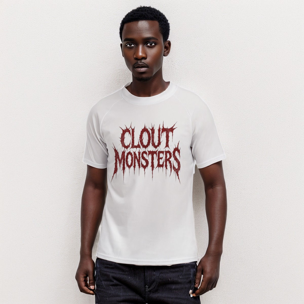 CloutMonsters All-Over Print Men's Tight Surf Clothing With Half Sleeves