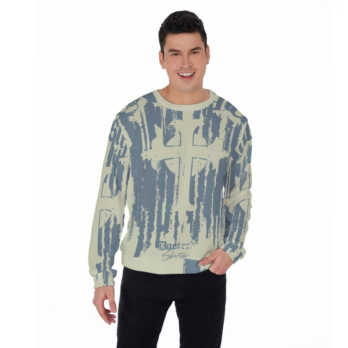 Freshdrop Print Men's Sweater
