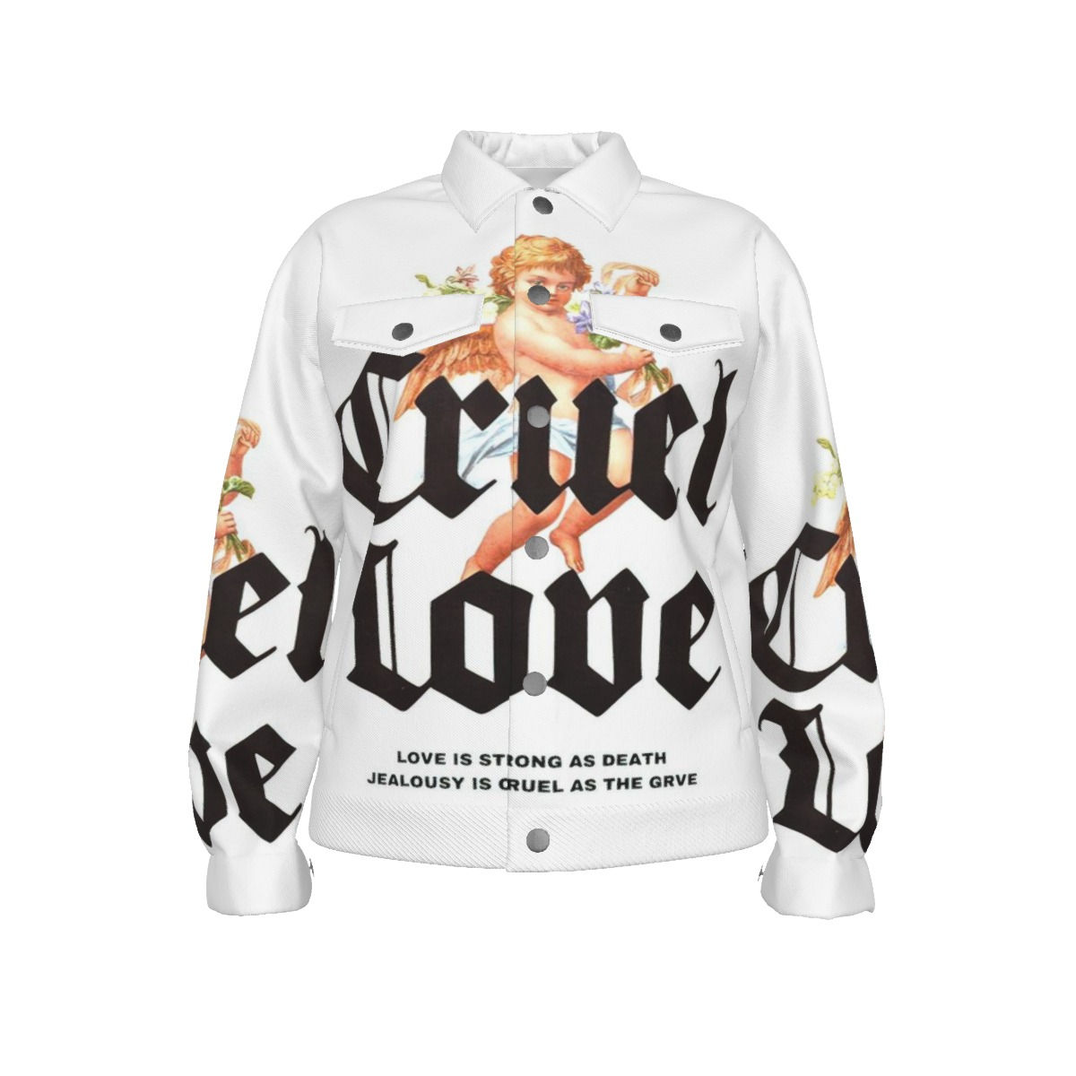 All-Over Print Unisex Lapel Jacket | 245GSM Cotton