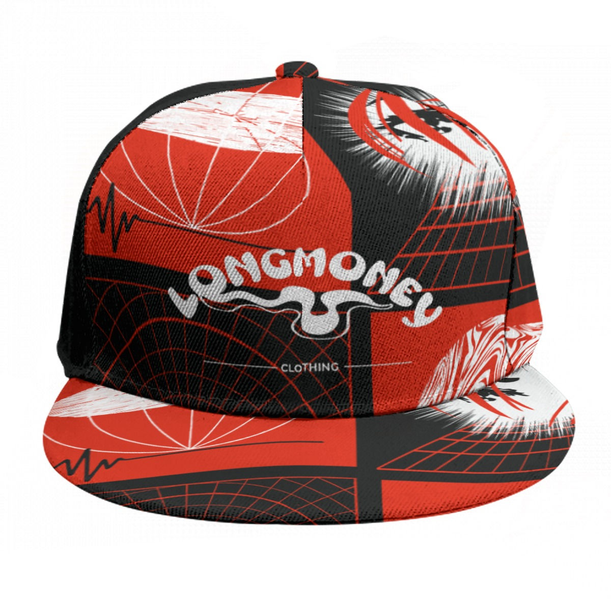Longmoney Baseball Cap With Flat Brim