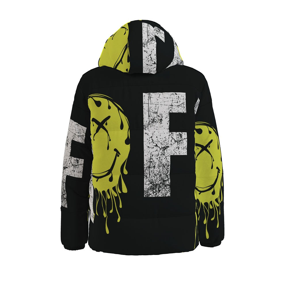 Thumbnail: All-Over Print Unisex Down Jacket