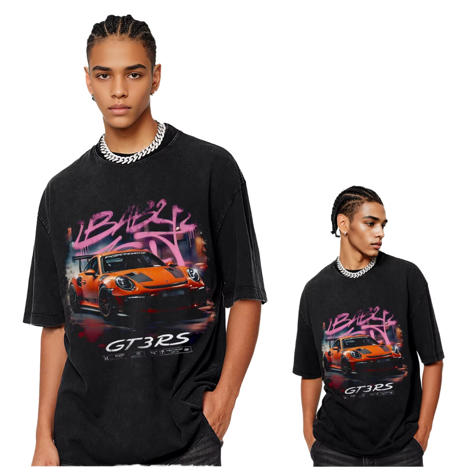 Homme T-Shirt Manches Courtes avec Logo Personnalisé