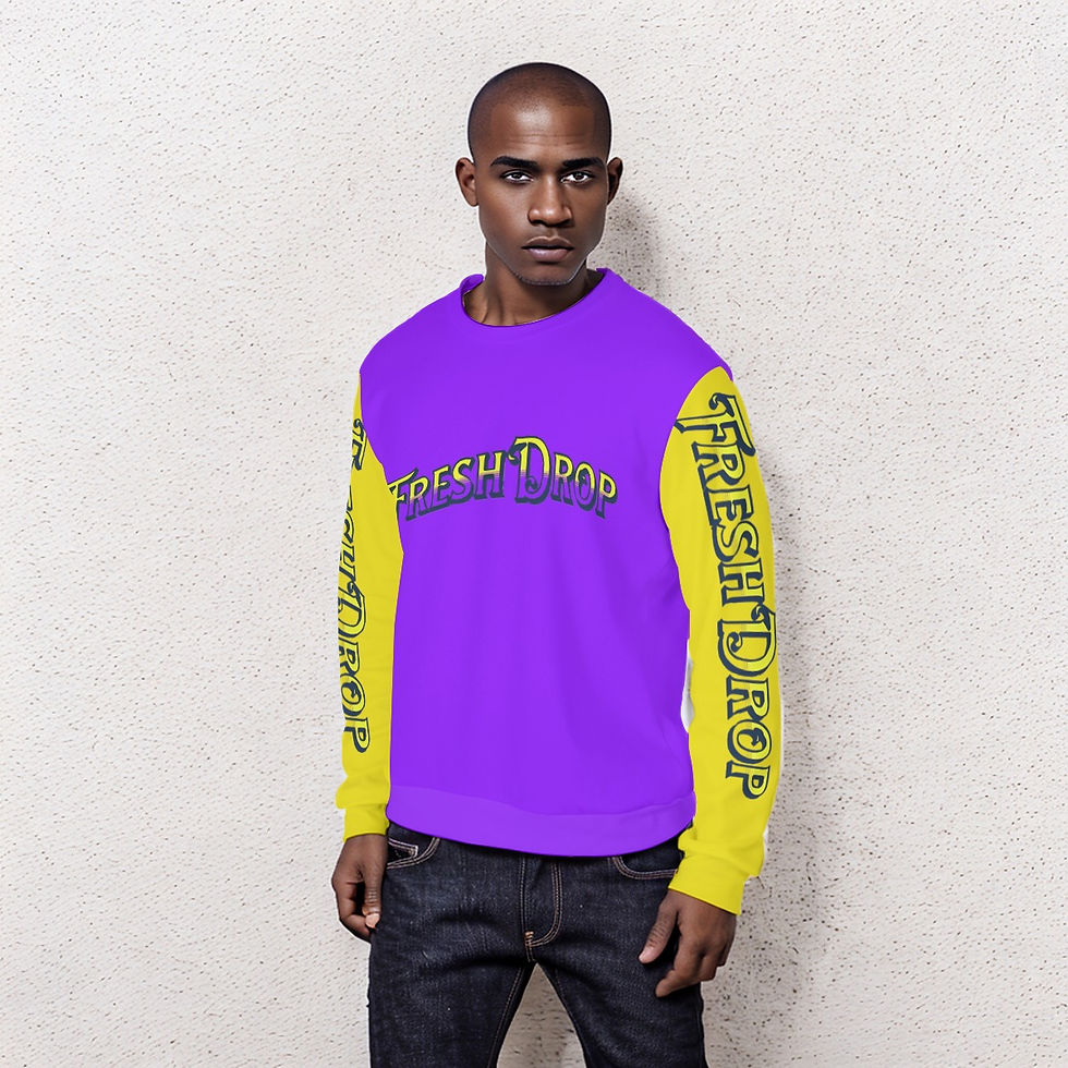 Thumbnail: All-Over Print Men's Heavy Fleece Sweatshirt