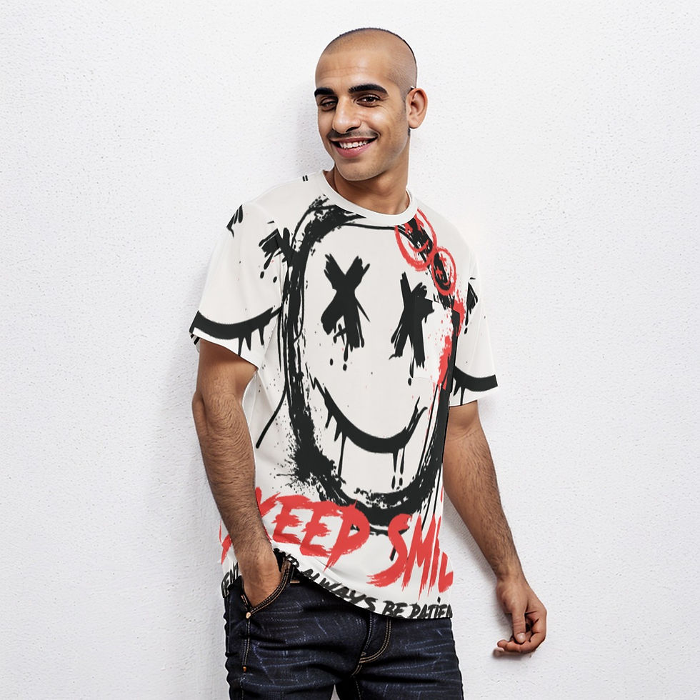 Thumbnail: Freshdrop All-Over Print Men's Short Sleeve T-shirt With Chest Pocket