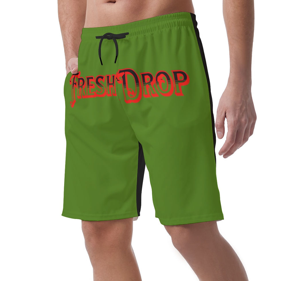 Thumbnail: All-Over Print Men's Casual Short Pants