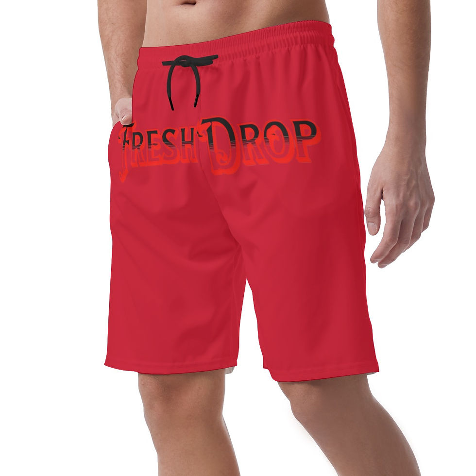 Thumbnail: All-Over Print Men's Casual Short Pants