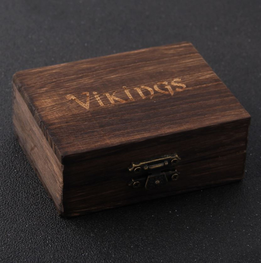Thumbnail: Viking Wolf Bracelet with Box