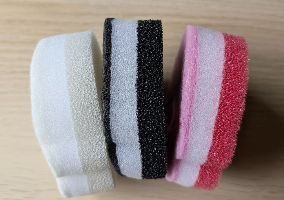 Thumbnail: 3 Pcs Halloween Skull Sponges