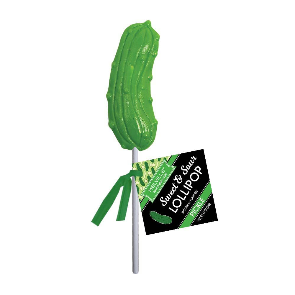 Sour Pickle Lollipops - Melville Candy Co.