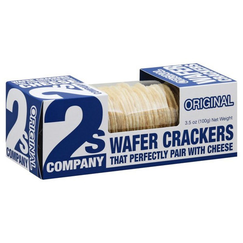 2's Company Wafer Crackers - Gluten Free Original | Peck Boards