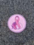 Charity Sticker Pink Ribbon Fishin