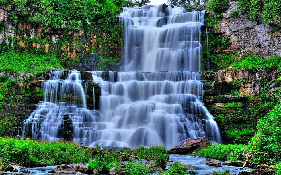 Beautiful Natural Waterfall