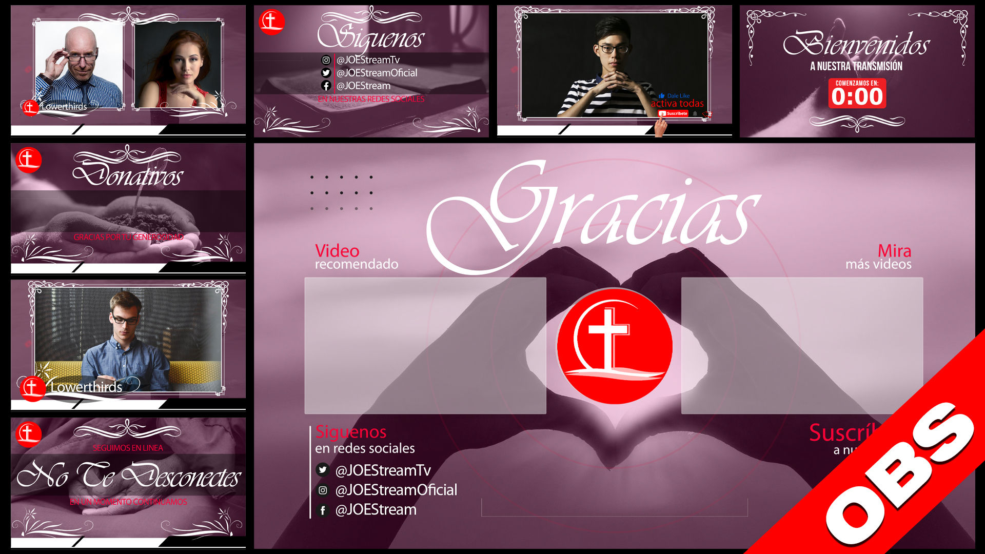 NOVA Stream - Ultra  - OBS Overlay Pack