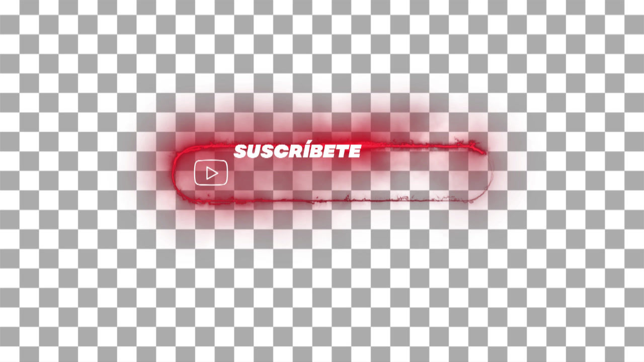 Botón Social Media: Youtube - Neón Suscríbete