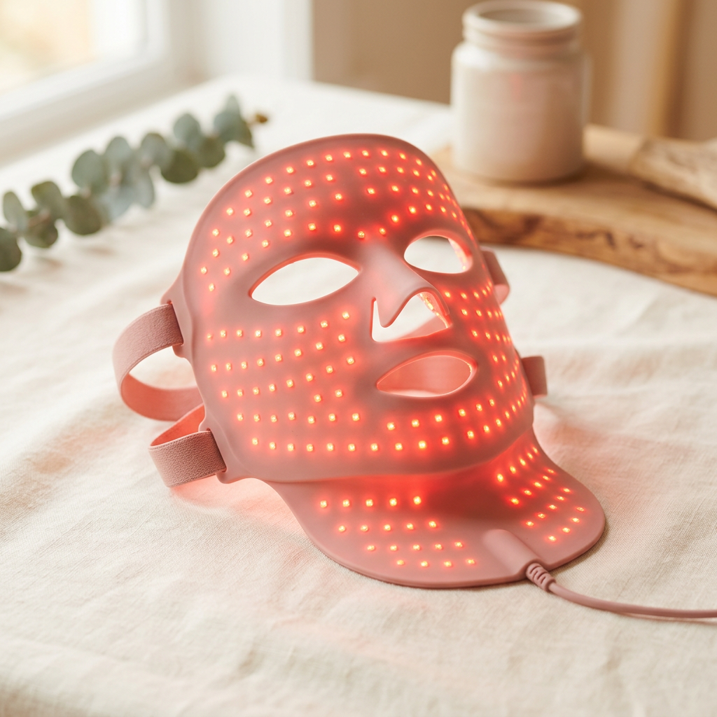 Medical-Grade Red Light Face & Neck Therapy Mask