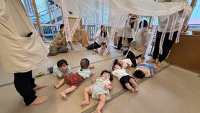 ４月７日（火）ひらひら布遊び～♩