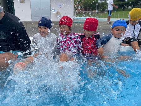 8月15日(木)市営プール💦気持ち良い~