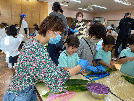 1月18日(木)待ちに待った親子ムーチー作り&マラソン大会!