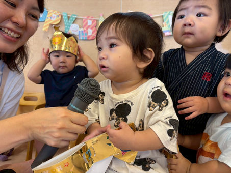 6月29日(月)6月生まれのお友だちハッピーバースデー☆