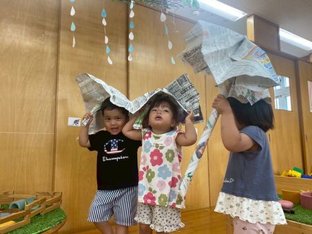 5月29日(木)雨の日の室内遊び☂