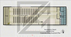 CORPORATE WING BASEMENT PLAN