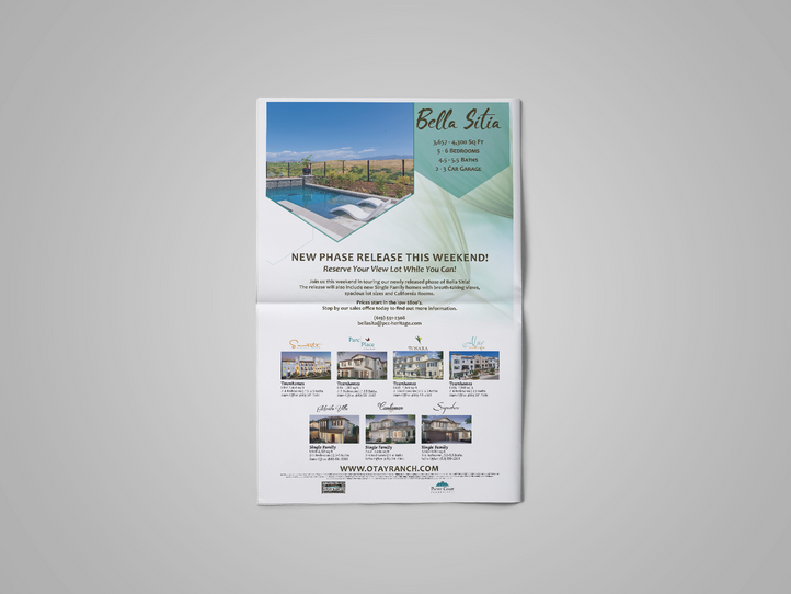 Bella Sitia Grand Opening Newspaper Announcement