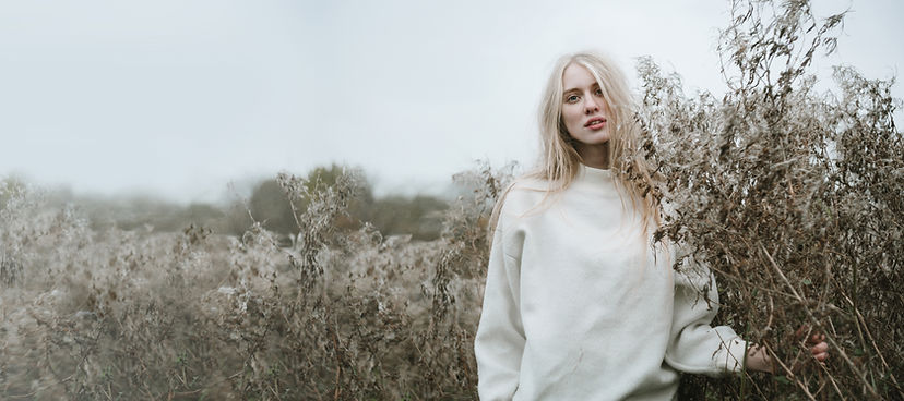 Blond Girl in a Field