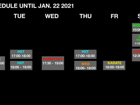 Temporary Covid-19 Schedule
