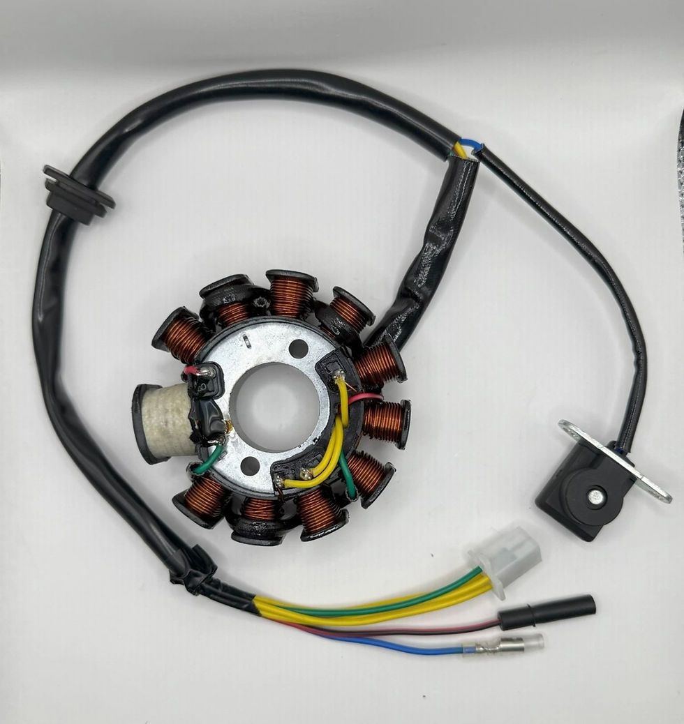 Miniatura: Bobina de repuesto para estator magnético de 11 polos para scooter ATV GY6 de 125 cc y 150 cc