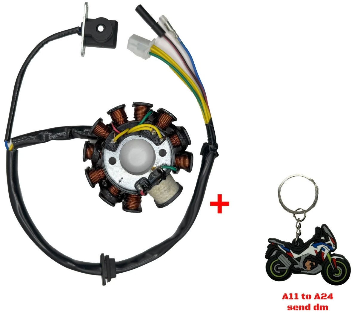 Magneto Stator 11 Pole Coil Replacement for GY6 125cc 150cc ATV Scooter