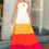 Miniatura: Vestido Longo Colorido Frente Única