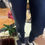 Miniatura: Calça Jeans escura customizada