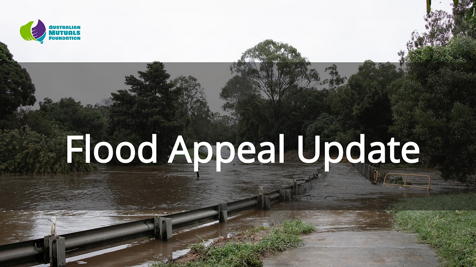 Flood Appeal Update