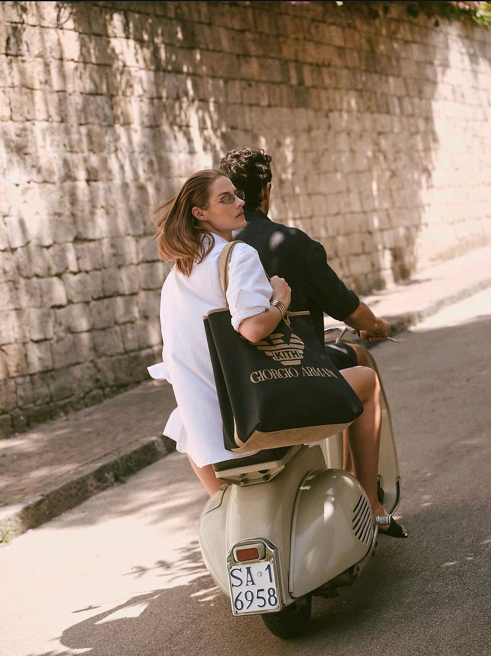 Giorgio Armani e Kith lançam nova colaboração inspirada no verão europeu