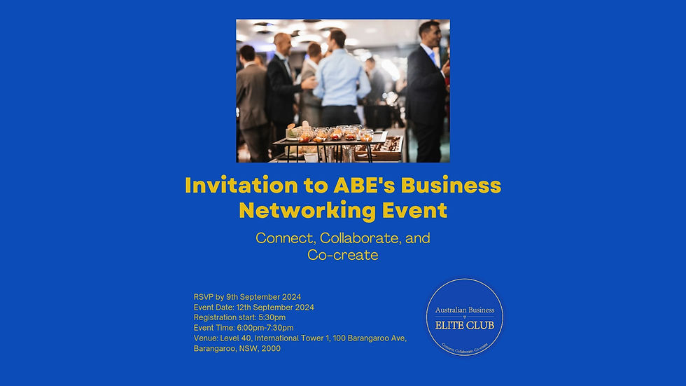 Business Networking Event