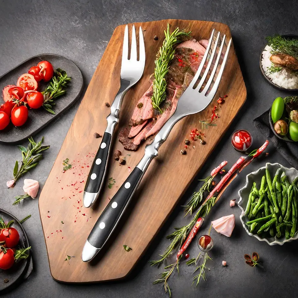 縮圖：Classic Elegant Stainless Steel Cutlery Set