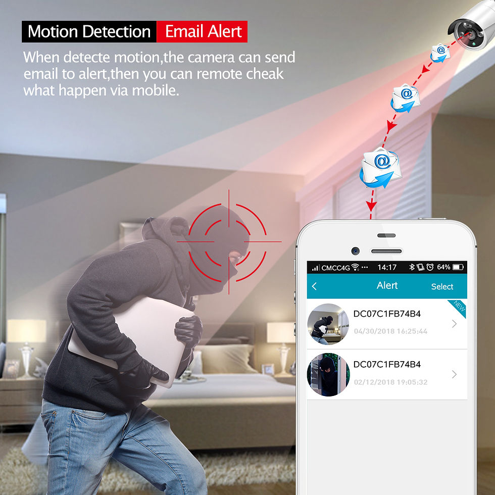 Thumbnail: Tuya Smart HD CCTV Security IP Camera Wireless CCTV System 4ch Wifi NVR Kit