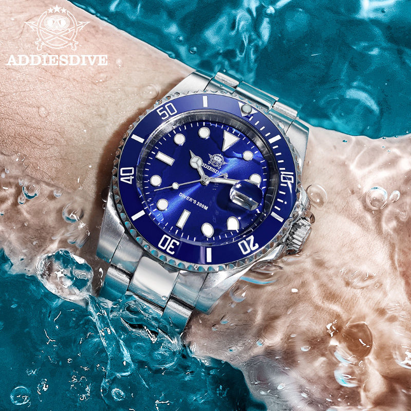 Miniatura: ADDIESDIVE Stainless Steel Watch Men's European and American Business Leisure Qu