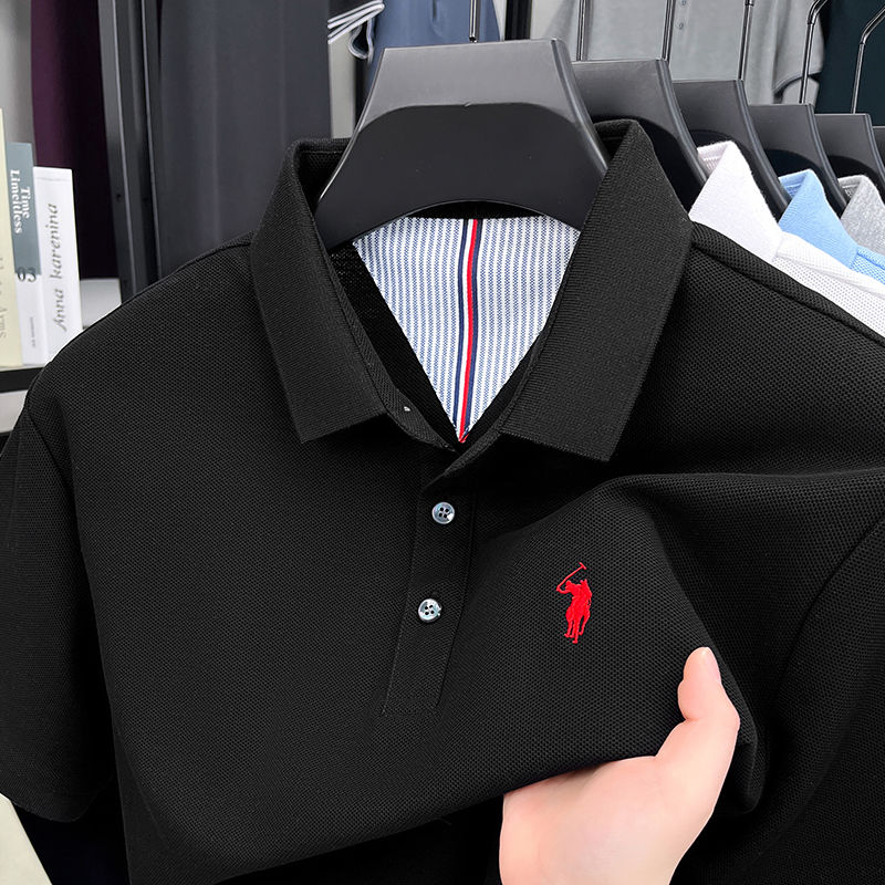 Miniatura: Camisa polo masculina de manga curta