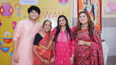 Seema Singh celebrates Diwali with the elders at the old age home
